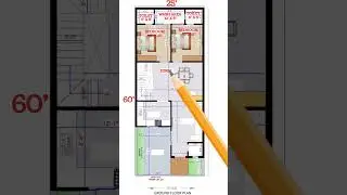 25 * 60 west facing house plan  #25x60houseplan #2bhk #design #houseplans #1500sqft #naksha