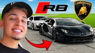 HE LET ME DRIVE HIS LAMBORGHINI SVJ... 5MILLION DOLLAR CAR COLLECTION! (Dandy Hats)