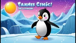 The Penguin Who Loved to Spin 🐧🎵 | Fun Ice Dance Song | Nursery Rhymes & Learning Songs