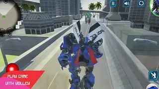 Play Game with Wolley - Police Transformer Superhero - Best Game For Kids