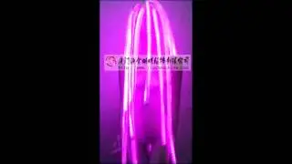 led glowing wig