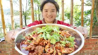 贵州十大经典名菜辣子鸡，辣味十足又鲜又香，看完口水掉了一地#大口吃肉 #辣子鸡