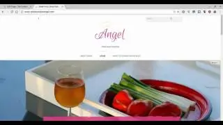 Cooking Blog Web Design
