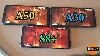 Free fire Galaxy S8 plus vs Galaxy A50 vs Galaxy A30 TEST SPEED GAMING 2020
