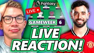 FPL GAMEWEEK 6 REACTION STREAM! | Fantasy Premier League 25/26