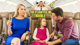Billionaire woman mocks single dad mid-flight &mdash; captain suddenly yells: 'Is there a fighter pilot?'