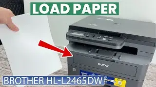 Как загрузить бумагу в принтер Brother HL-L2465DW