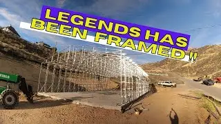 Ep  #15 Legends Media Garage Build. LEGENDS HAS BEEN FRAMED!!