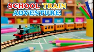 🚂 The School Train Adventure! 📚 | Fun Classroom Song for Kids