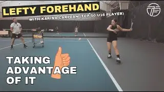 Forehand progression with a lefty - TWYNAM TENNIS