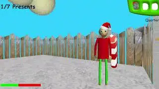 ALL ENDING | Baldi's Christmas Present Hunt - Baldi's Basics V1.3.2 Decompiled Mod (Christmas)