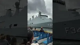 HDMS Absalon Frigate - Royal Danish Navy #travel #shorts #ship