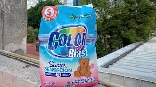 ✨🧼Detergente en Polvo Color Blast Suave Sensaci&oacute;n 🩵. Vamos a lavar ropa blanca . Vengan Acompa&ntilde;enme!