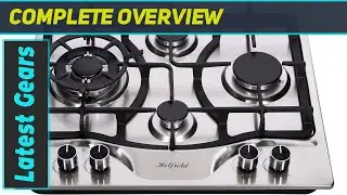 Hotfield HF4258-03 Stainless Steel Gas Cooktop: Unmatched Cooking Versatility!