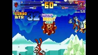 MUGEN battle #7224: Cool Spot & Wild Woody vs The Noid & Chester Cheetah 