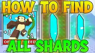 How To Find ALL 9 SUNKEN SHARDS in +1 Speed Monkey Escape! - Sunken Shards Guide +1 Speed Monkey!