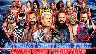 Прогнозы на матчи WWE Saturday Night's Main Event XLIII, версия 2.