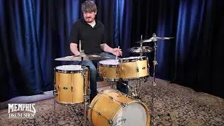George H. Way Studio Maple Drum Set 18/12/14 - Matte Gold