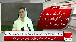 Government Set up an inquiry commission on the Tayyaba Gul case | Marayam Aurangzeb | Hum News Live