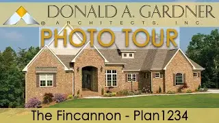 One-story house plan with a spectacular European-inspired facade | The Fincannon
