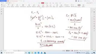 CONSTANT ACCELERATION MOTION PART 2 (GOOGLE MEET DISCUSSION)