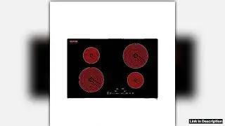 SucceBuy 245 Burners Builtin Induction Stove Top 122430in Ceramic Glass Electric Cooktop For