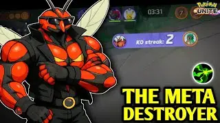 Buzzwole is the Strongest All Rounder in This Meta with Leech Life 😱 Pokemon Unite