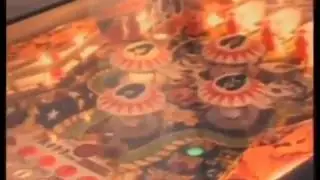 Gene Simmons playing the 1979 Bally Kiss Pinball Machine with Ace Frehley
