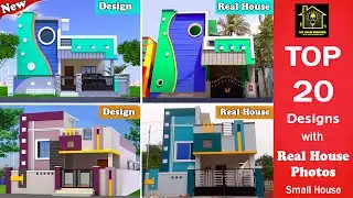 Top 20 Beautiful Small House Designs with Real House Photos 💘 Single Floor House Front Designs