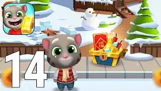 Talking Tom Gold Run Gameplay Walkthrough Part 14 - Frosty Tom's Snow Ride [iOS/Android Games]