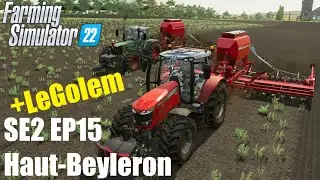 SETÍ PŠENICE !!! -  |Haut-Beyleron | Farming Simulator 22 #SE2EP15 SK/CZ