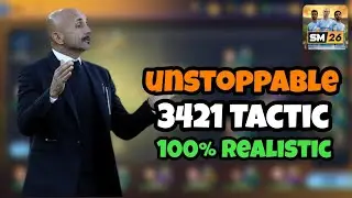 Тактика SM26 Лучано Спаллетти! ⚽️ | Тактика 3421 в Juventus FC Soccer Manager 2026