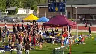 Myles Morgan 2016 MAC Division Track Meet @ Fraser High School - 400m run