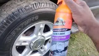 armorall ceramic tire coating is the best winter 🥶 tire shine