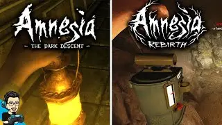 Amnesia: Rebirth v/s The Dark Descent - Direct Comparison - Graphics & Gameplay