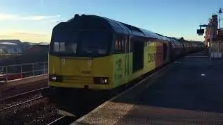 Colas Rail 60096 At Wakefield KRGATE From Colas Ribble Rail To Lindsey Oil Refinery Colas