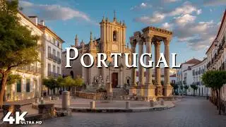 PORTUGAL 4K | Scenic Relaxation Piano 4K Music Film | WONDERS of PORTUGAL #PORTUGAL4k #4krelaxation
