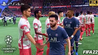 FIFA 22-PS4 PRO Gameplay-UEFA CHAMPIONS LEAGUE