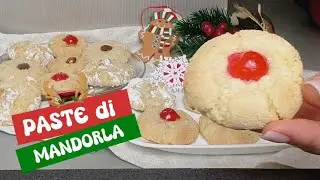 PASTE DI MANDORLA , ricetta originale dei dolcetti siciliani.Ricetta facile 