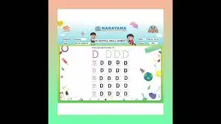 CBSE PP-I LITERACY INTRO OF LETTER 'D' SEM-I TB-18