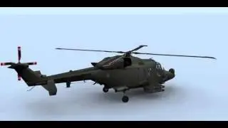 Lynx Wildcat AW159 British Army Helicopter 3D model from CGTrader.com