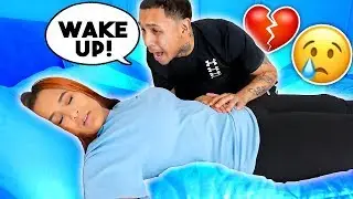 NOT WAKING UP PRANK ON KWESI!! *CUTE REACTION*