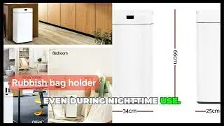 Level Up Your Bathroom Game with This Smart Waste Bin 🚀