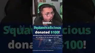 Receiving My First $100 Donation On Stream 🔥 #shorts #rocketleague