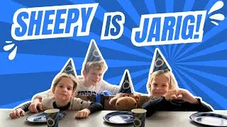 🐑 Sheepy is jarig! Feest met Mace, Noé & Iza 🎂