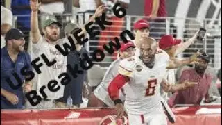 DFS DraftKings USFL Week 6 Breakdown