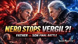 ⚔️🔥 NERO vs VERGIL &ndash; BLOODLINE WAR FINALE 😈👊 #ps4 #dmc5 #gaming #trending 