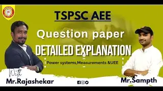 TSPSC AEE 2023 (Electrical Engineering) Paper Answer Key | Tspsc aee cutoff 2023 |saimedha gate