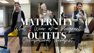 MATERNITY STYLE IDEAS FOR ACTIVE PROFESSIONS // How I Dress The Bump as an Occupational Therapist