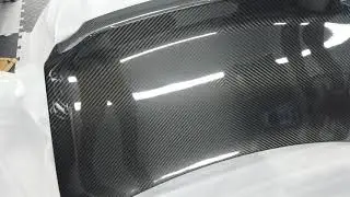 Full carbon V pattern duck tail boot lid for Nissan GTR35